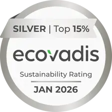 Ecovadis silver medal for sustainability 2026