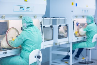 Scientists In A Cleanroom