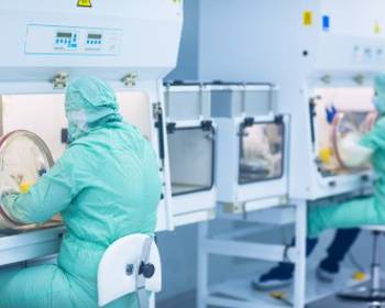Scientists In A Cleanroom