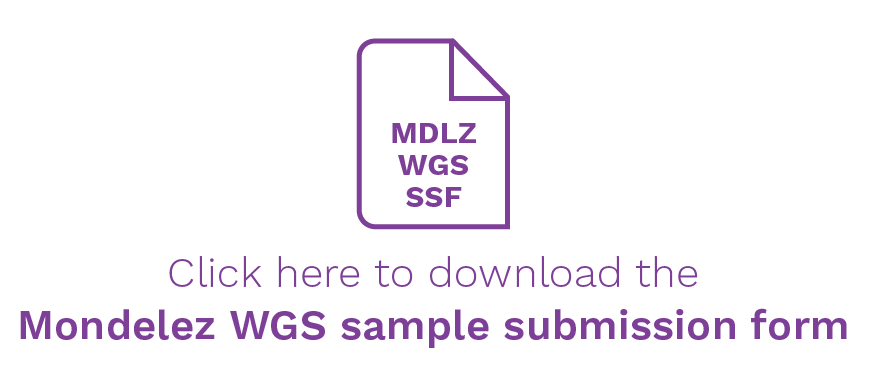 Click here to download the Mondelez WGS sample submission form