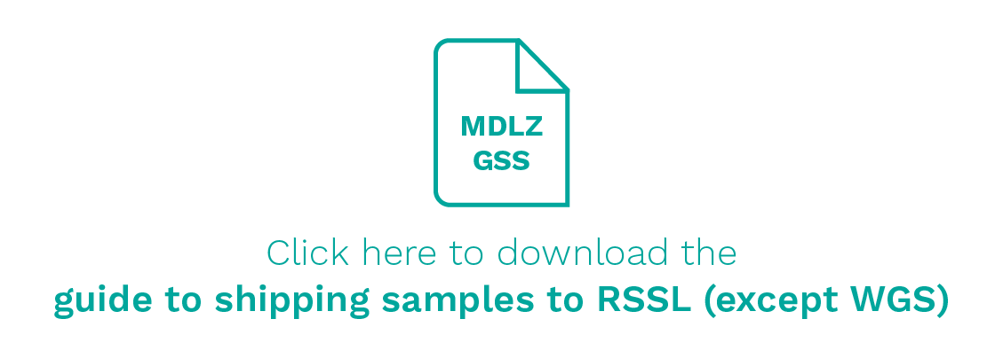 Click here to download the guide to shipping samples to RSSL (except WGS)
